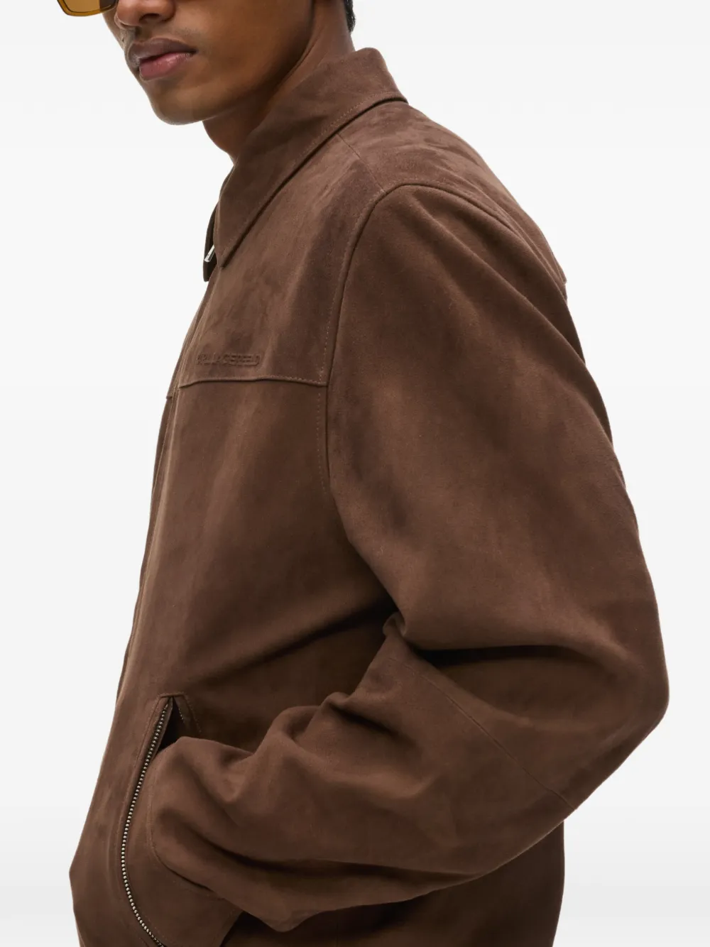 Karl Lagerfeld Suède jack Bruin