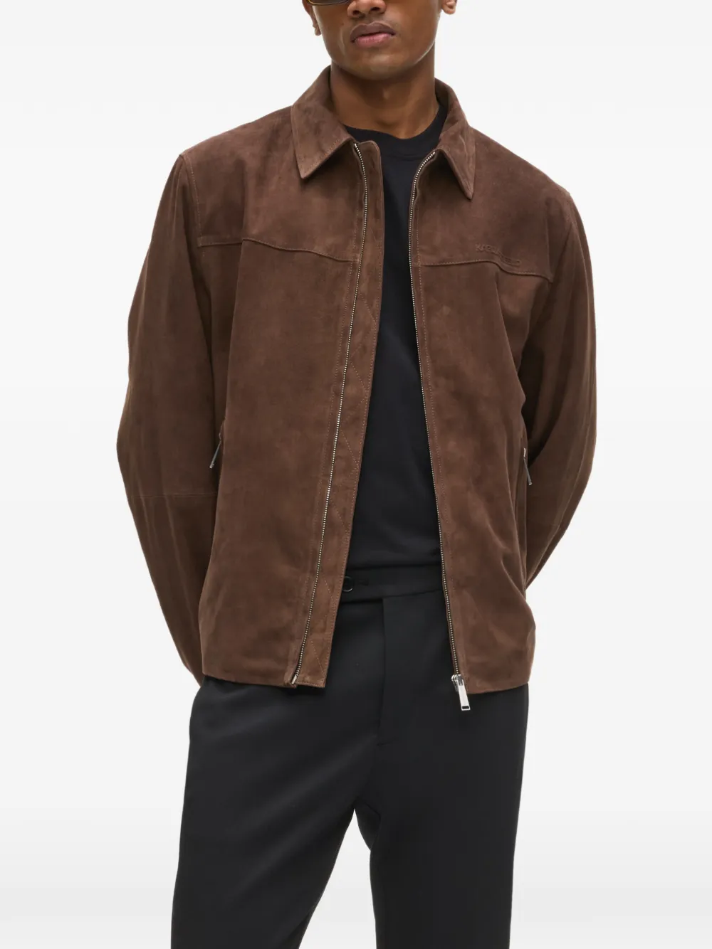 Karl Lagerfeld Suède jack Bruin