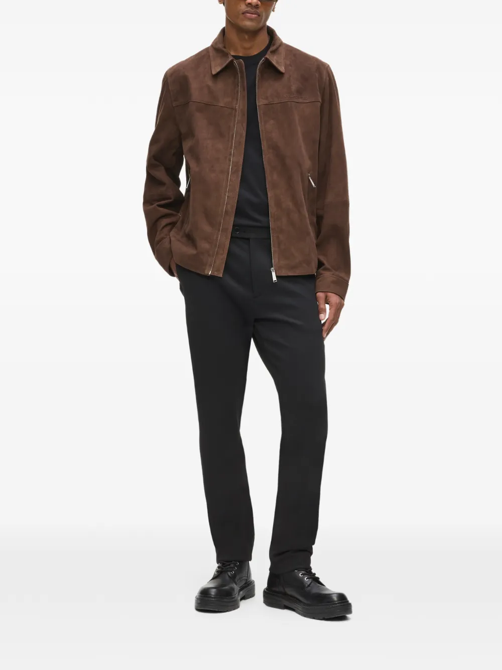 Karl Lagerfeld Suède jack Bruin