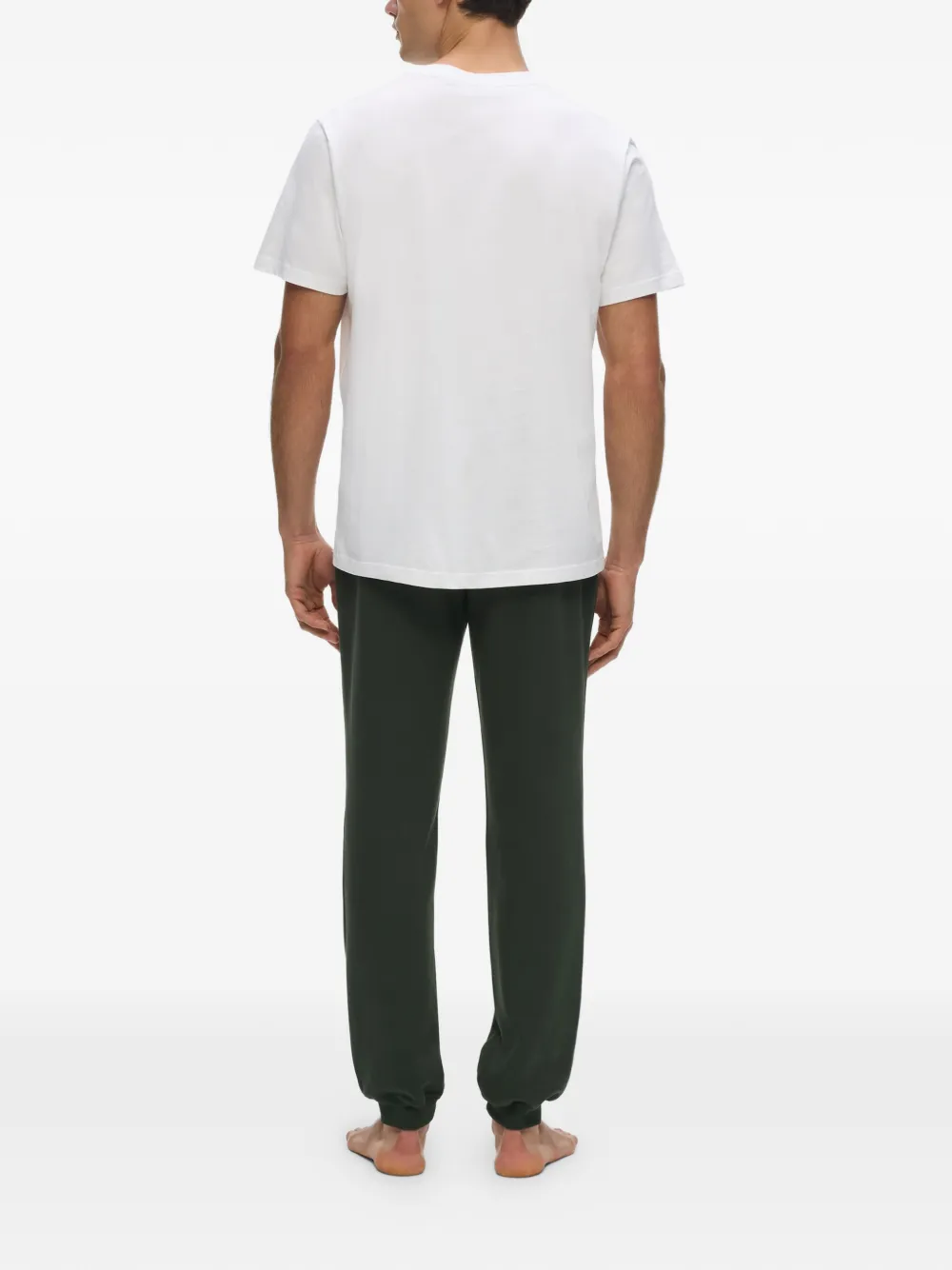 Karl Lagerfeld Rue St-Guillaume trainingsbroek met logoprint Groen