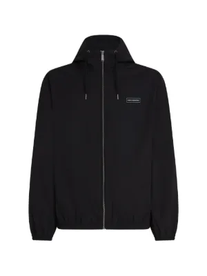 Palm Angels Jaqueta Bomber Com Logo Bordado e Zíper | Preto Palm Angels Jaqueta Bomber Com Logo Bordado e Zíper | Preto