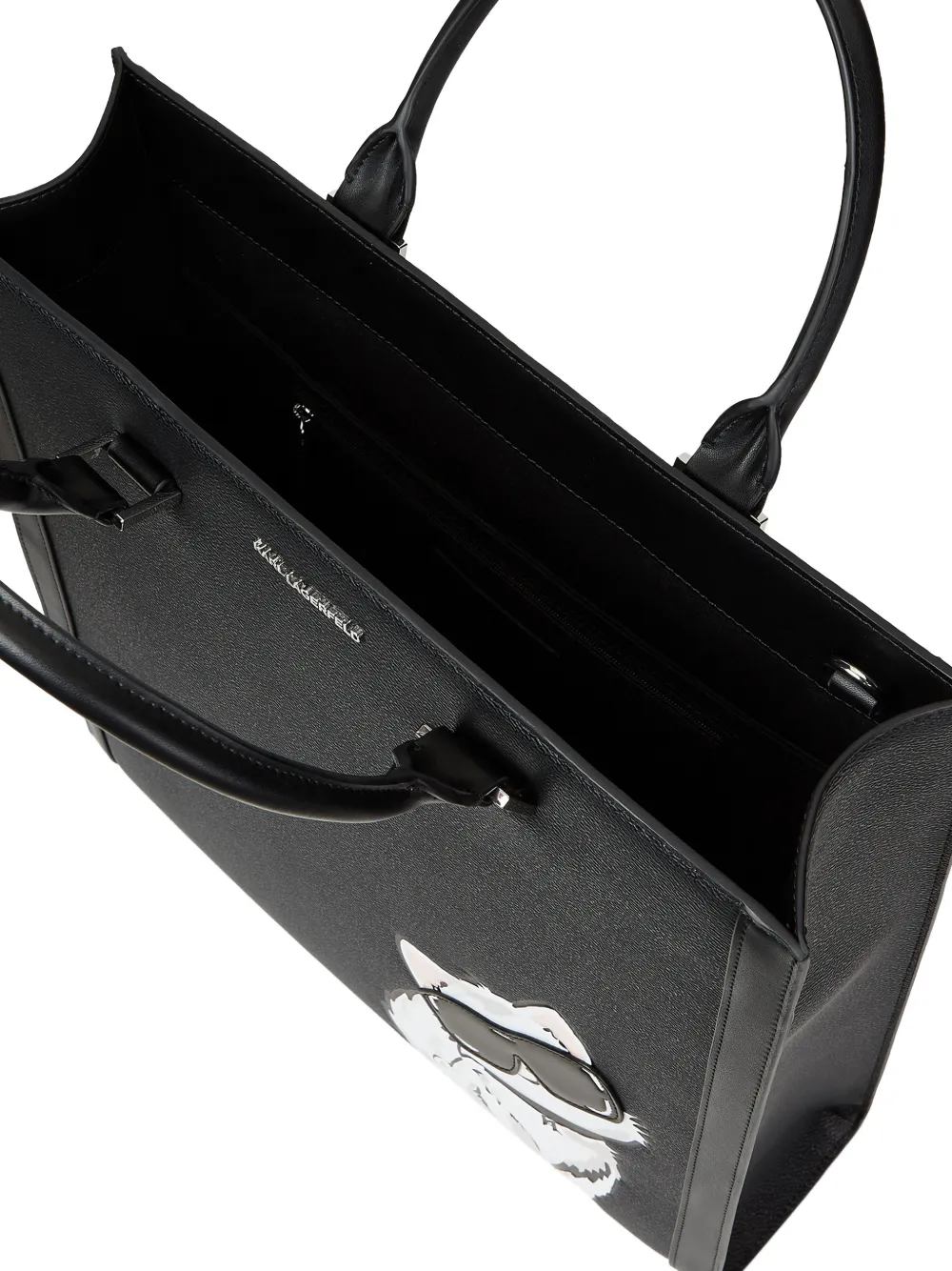 Karl Lagerfeld Ikon Choupette shopper Zwart