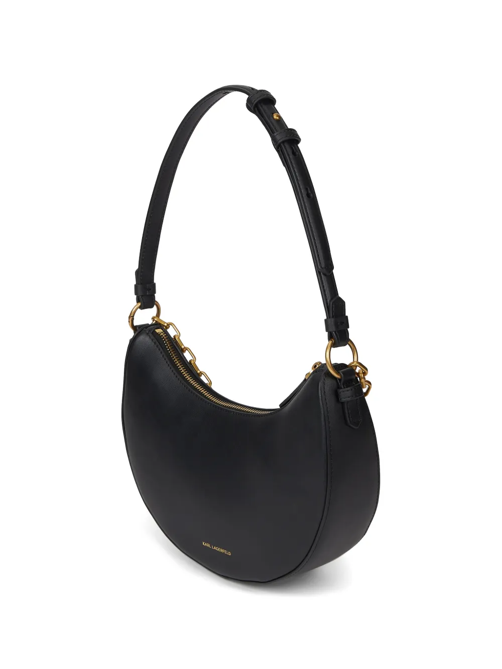 Karl Lagerfeld K Autograph Moon schoudertas Zwart