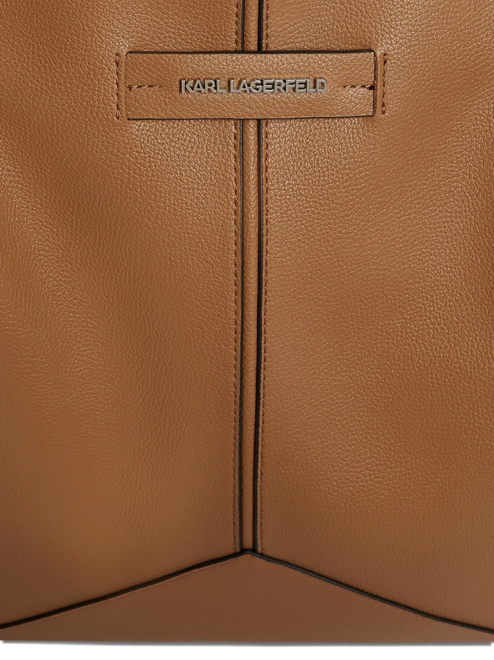 Karl Lagerfeld Medium K Pierced shopper Bruin