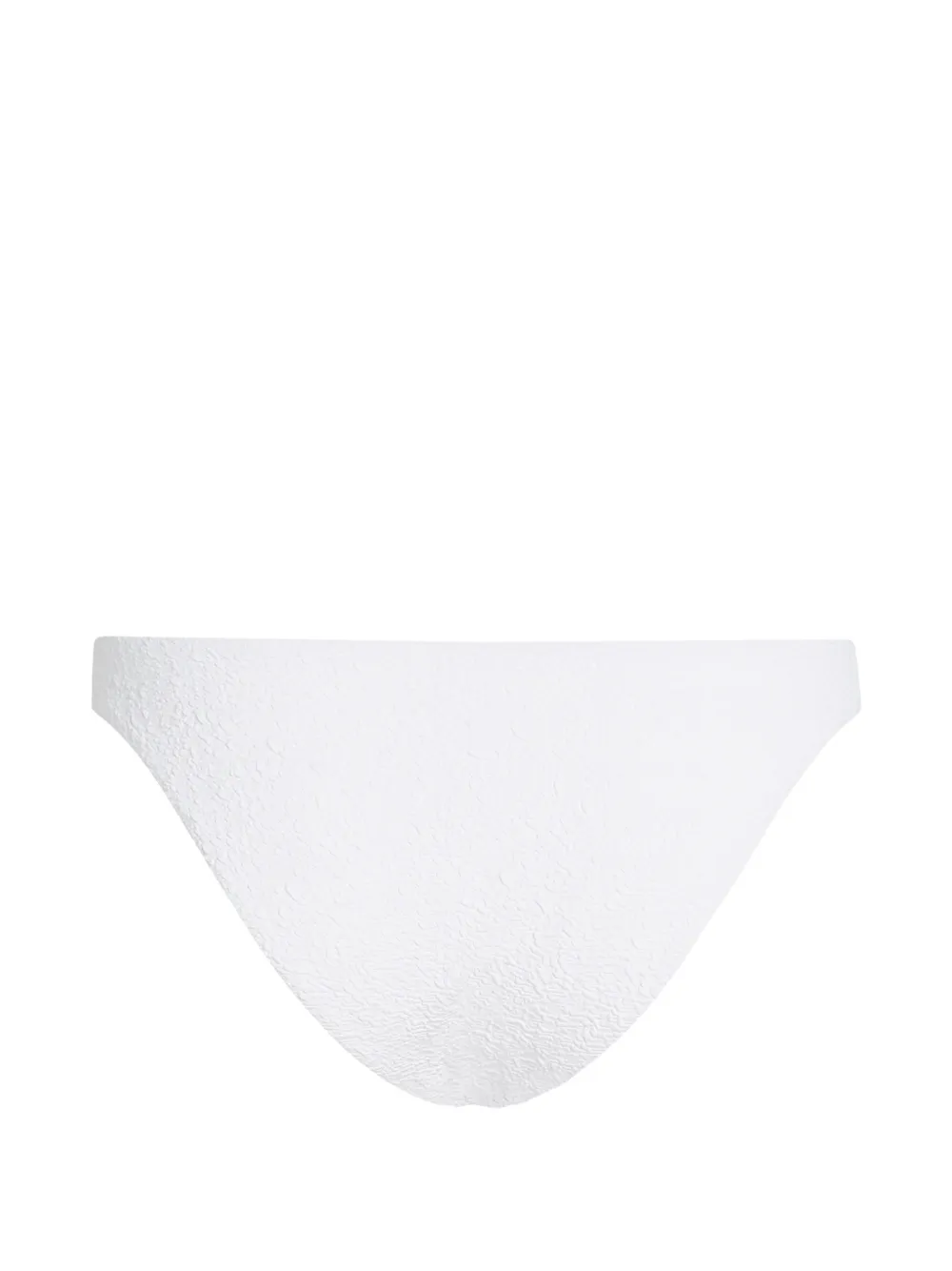 Karl Lagerfeld Bikinislip verfraaid met parels en textuur Wit