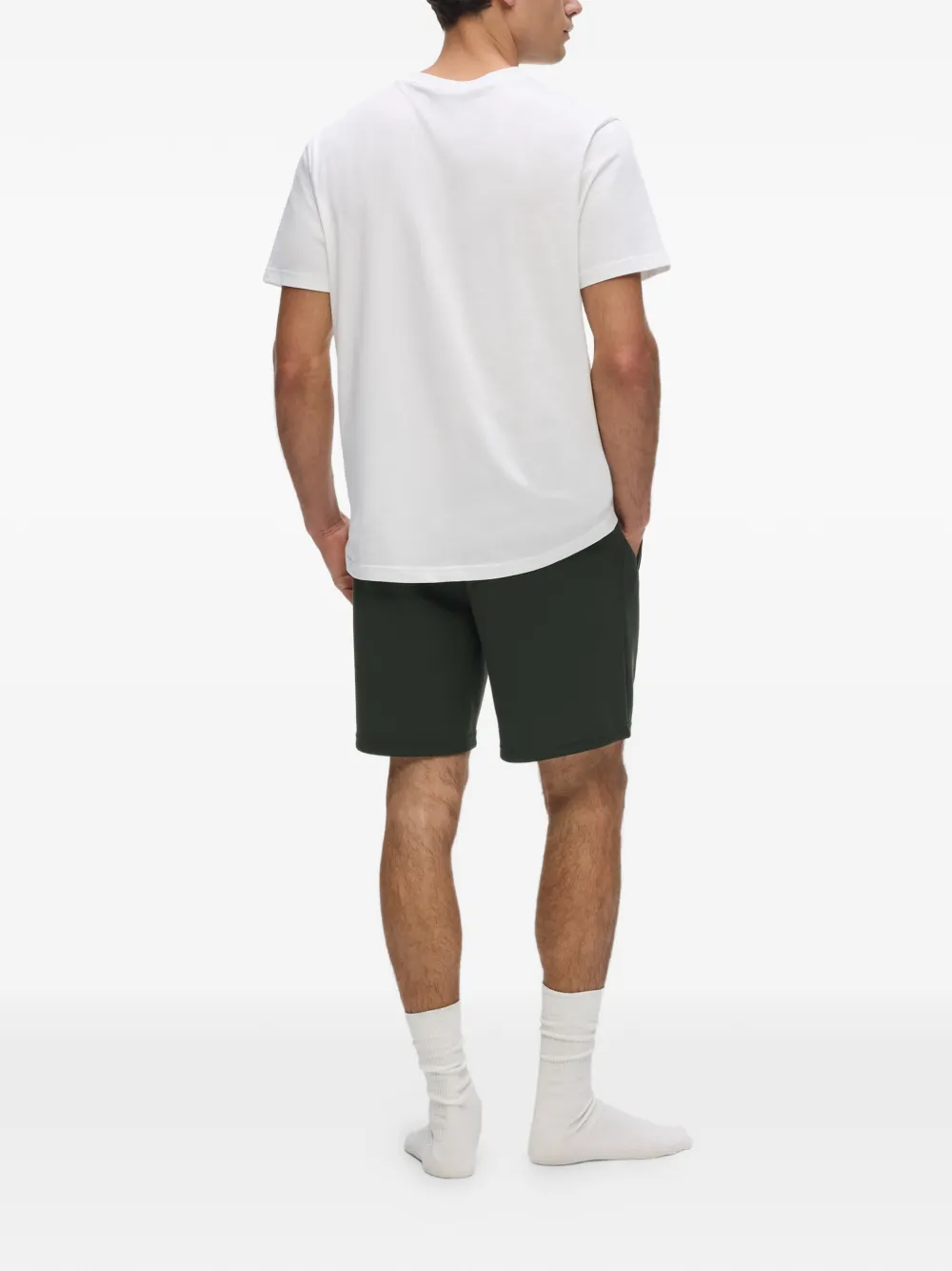 Karl Lagerfeld Rue St-Guillaume shorts logoprint Groen