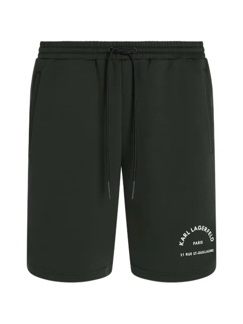 Karl Lagerfeld Rue St-Guillaume logo-print shorts