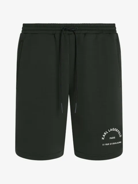 Karl Lagerfeld Rue St-Guillaume logo-print shorts