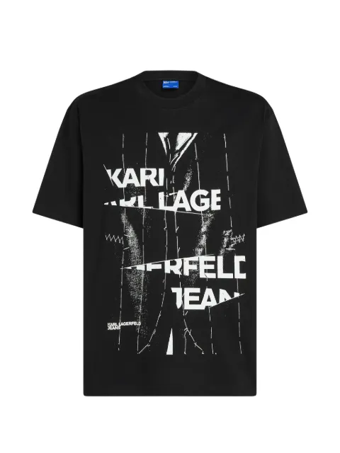 Karl Lagerfeld Jeans graphic cotton T-shirt