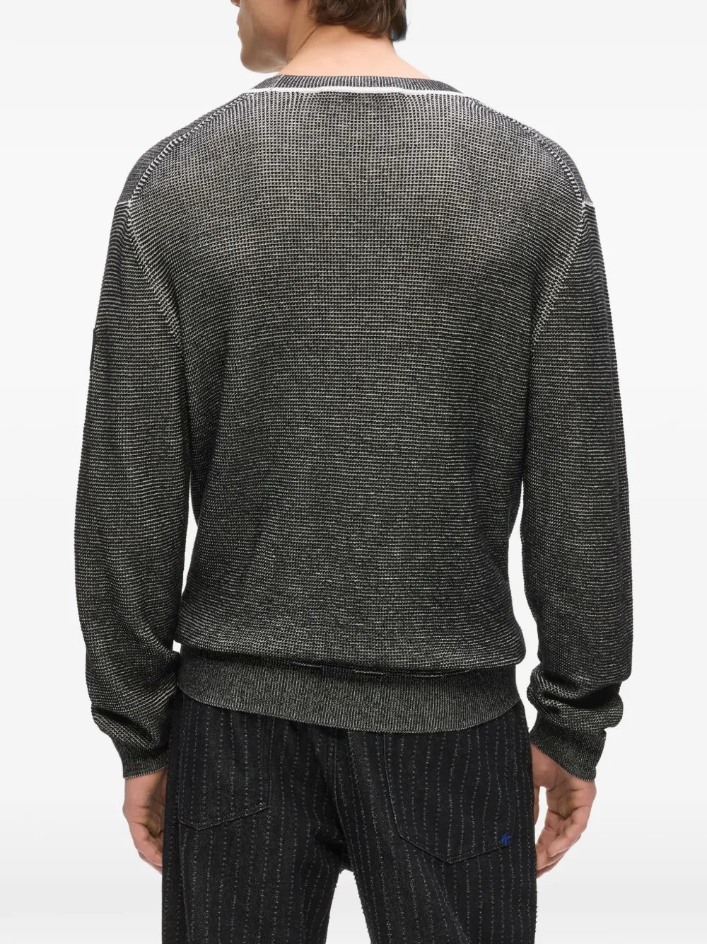 Karl Lagerfeld Jeans Trui met logopatch Zwart