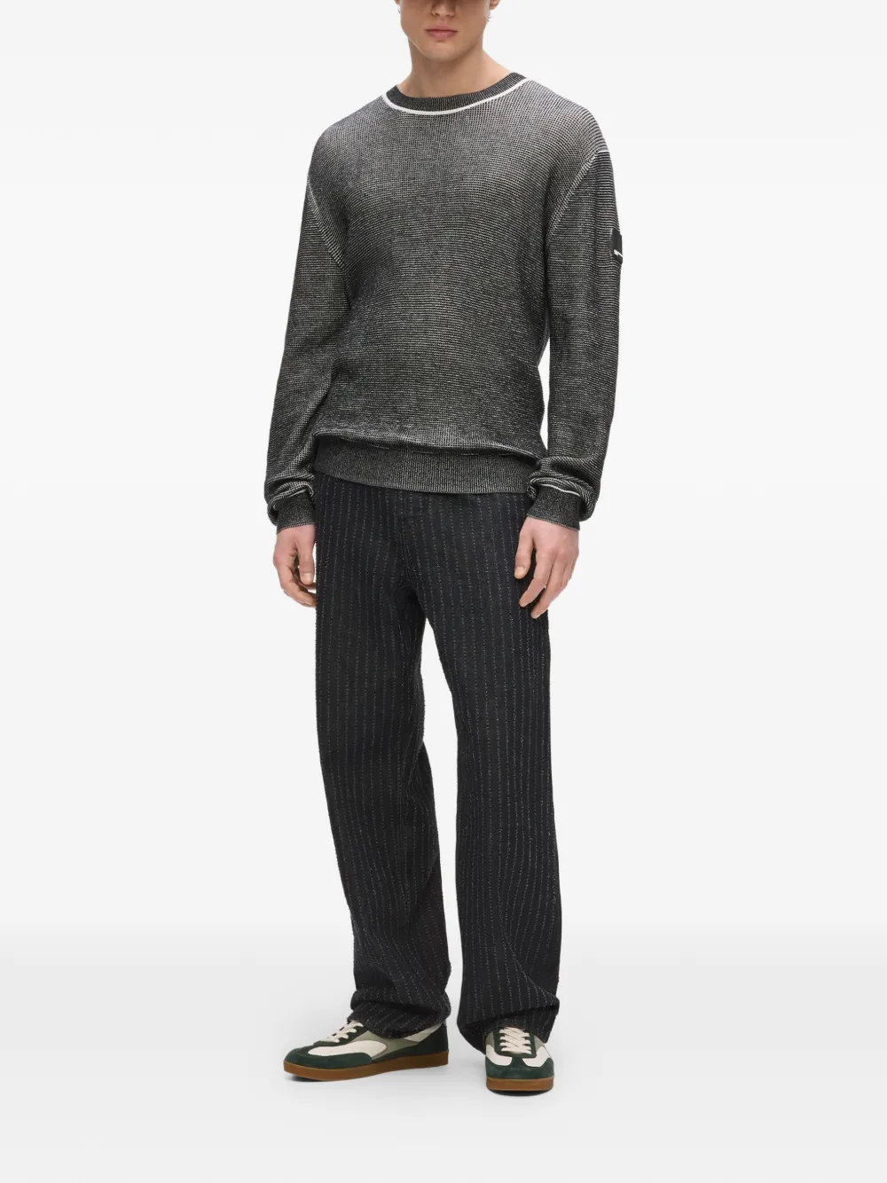 Karl Lagerfeld Jeans Trui met logopatch Zwart