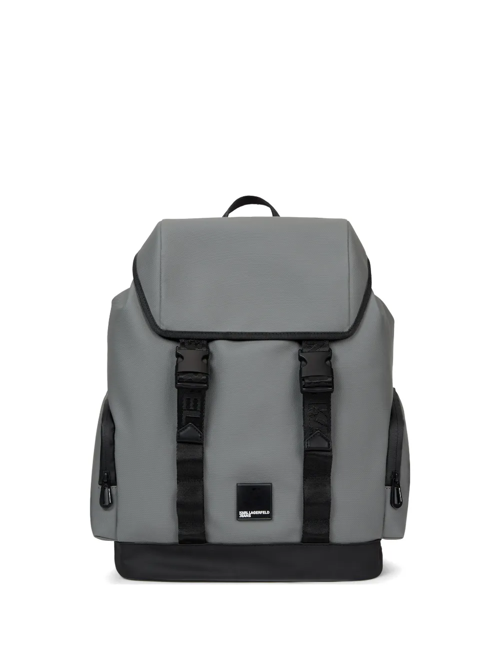 Karl Lagerfeld Jeans Venture buckle-strap backpack - Grigio