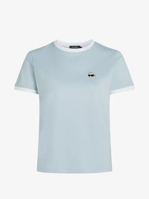 Karl Lagerfeld Ikon contrast piping T-shirt