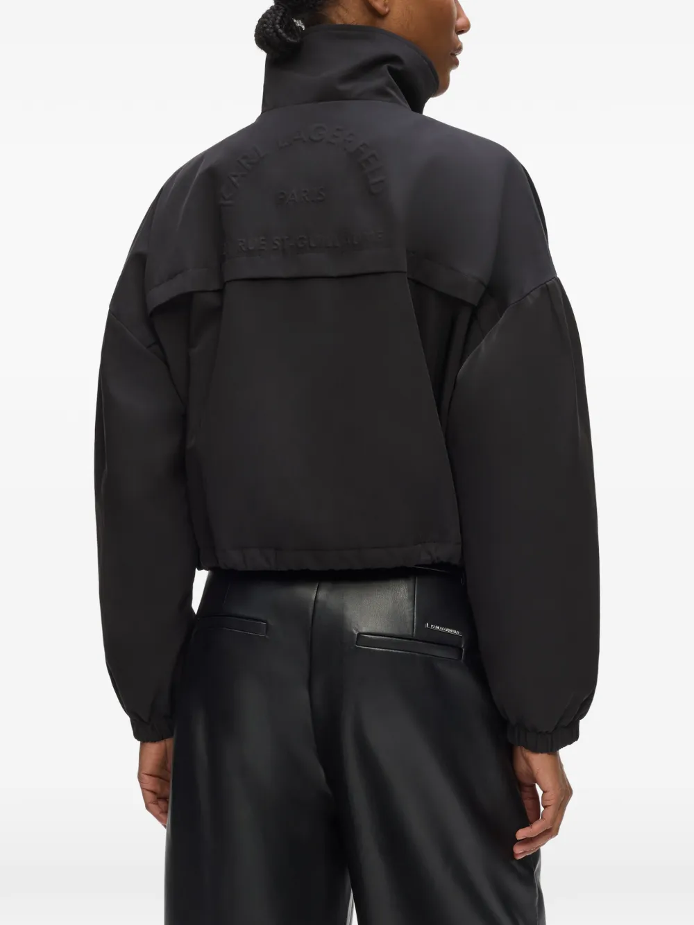 Karl Lagerfeld Rue St-Guillaume jack met print Zwart