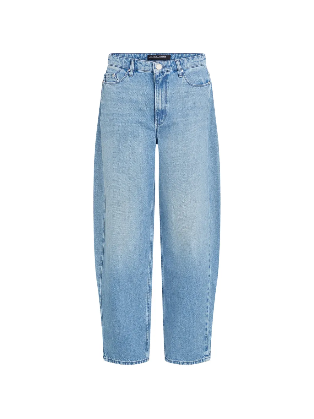 Karl Lagerfeld barrel-leg jeans - Blu
