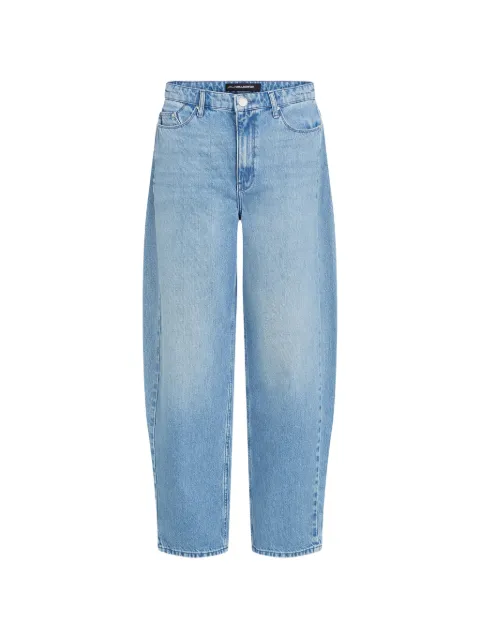 Karl Lagerfeld jeans con corte en barril
