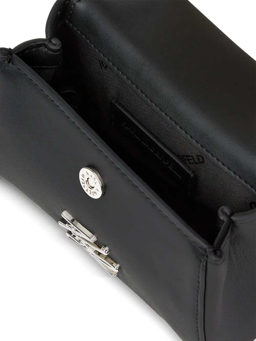 Karl Lagerfeld K Autograph tas verfraaid met ringlets en handgreep Zwart