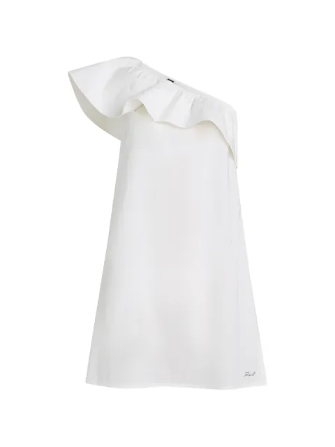 Karl Lagerfeld ruffled one-shoulder beach dress