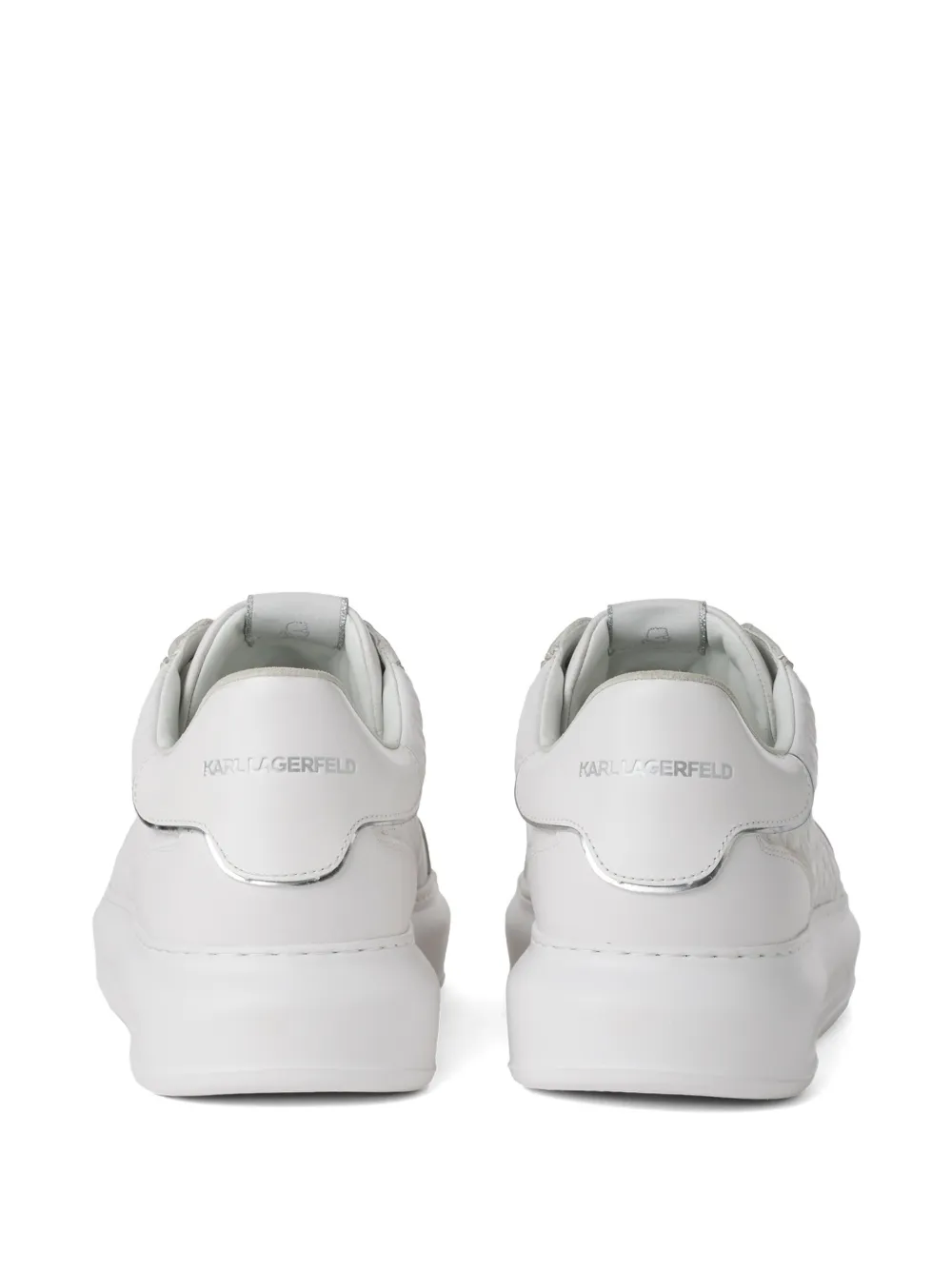 Karl Lagerfeld Kapri sneakers met monogram Wit