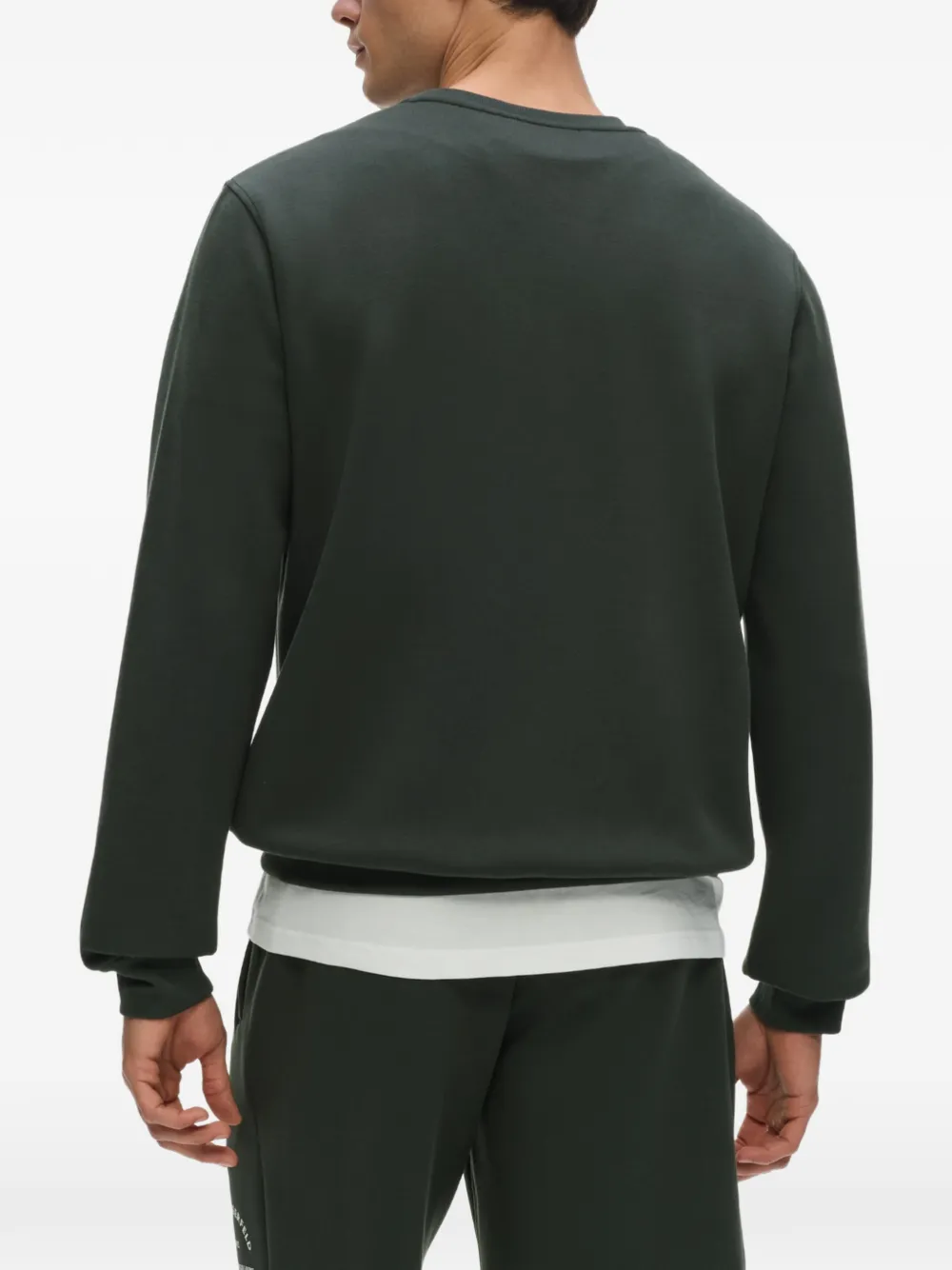 Karl Lagerfeld Rue St-Guillaume trui met logoprint Groen