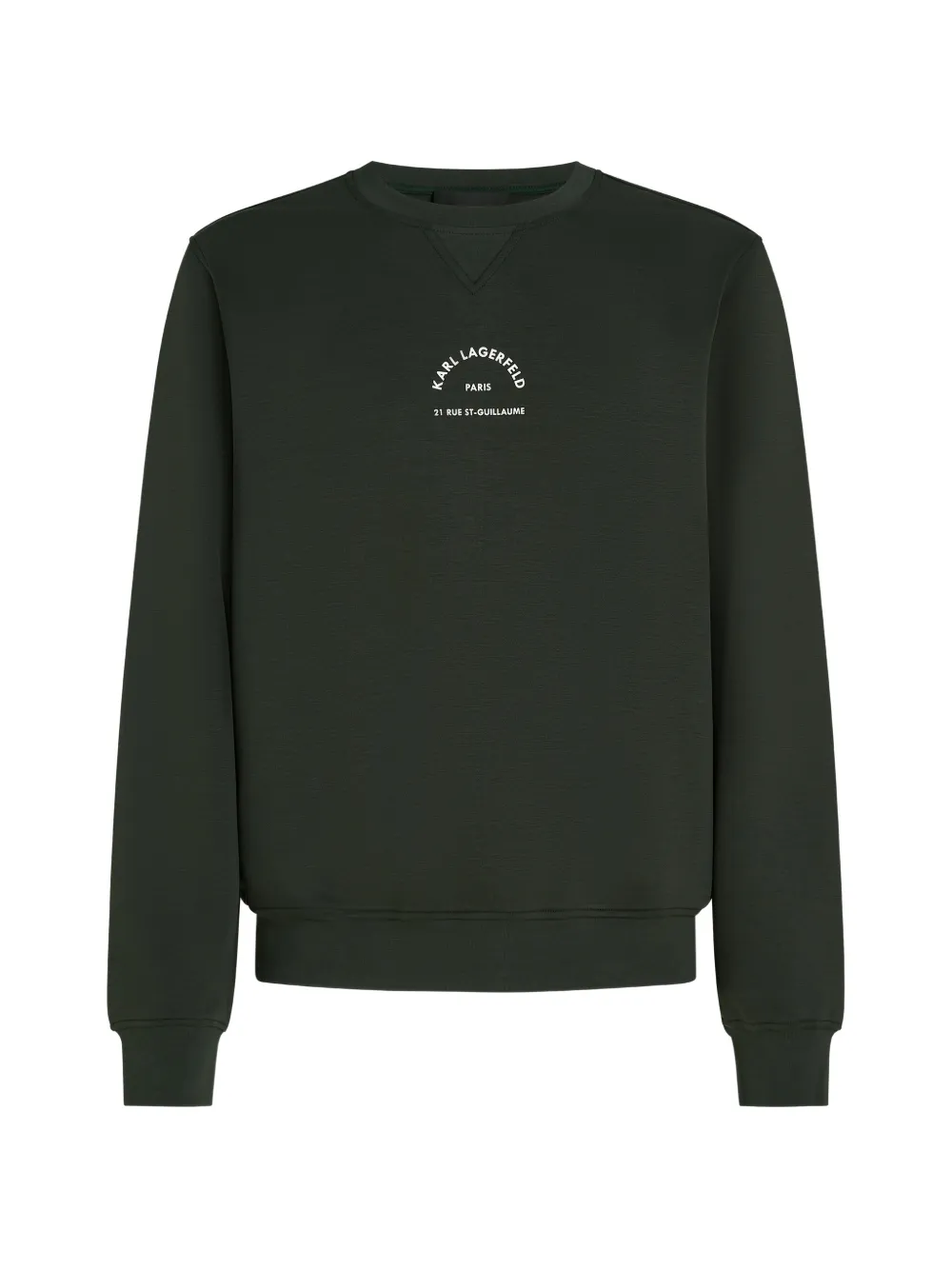 Karl Lagerfeld Maglione Rue St-Guillaume con logo - Verde