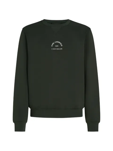 Karl Lagerfeld Rue St-Guillaume logo-print sweater