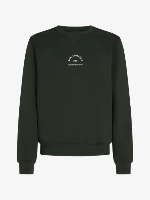 Karl Lagerfeld Rue St-Guillaume logo-print sweater