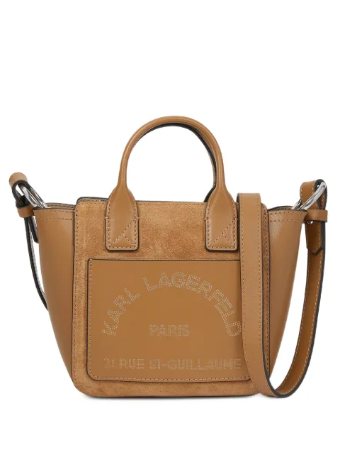 Karl Lagerfeld K/Daily mini suede tote bag