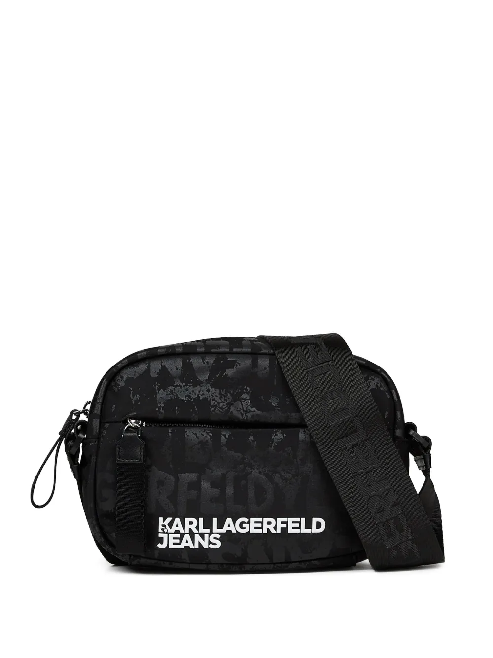 Karl Lagerfeld Jeans logo-print camera bag - Nero