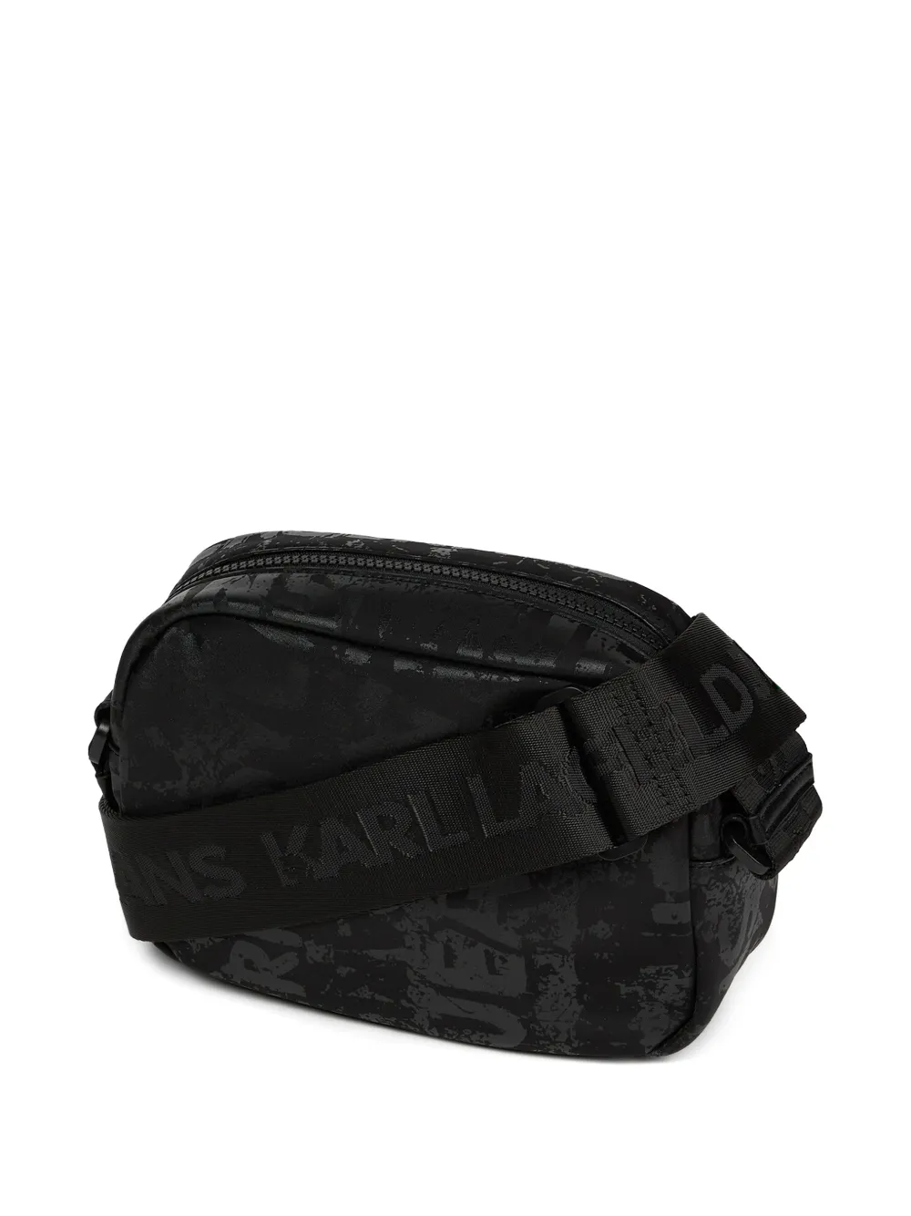 Karl Lagerfeld Jeans Cameratas met logoprint Zwart
