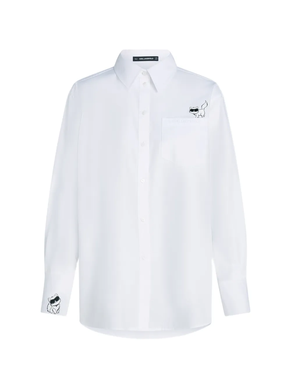 Karl Lagerfeld Ikon Choupette shirt - Bianco