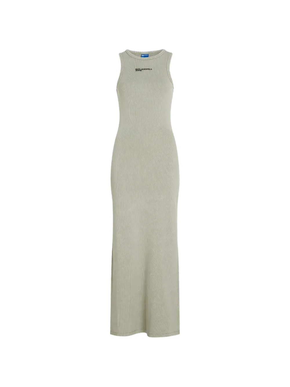 Karl Lagerfeld Jeans washed ribbed-rib tank midi dress