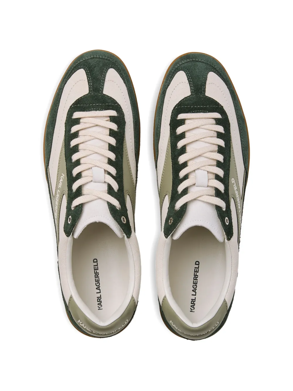 Karl Lagerfeld Kandidate leren sneakers Groen