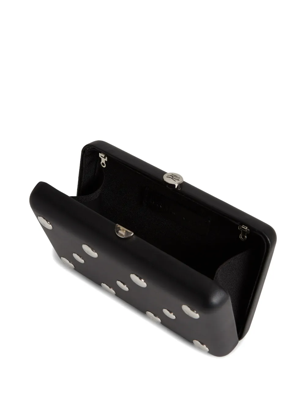 Karl Lagerfeld K Soiree clutch verfraaid met studs Zwart