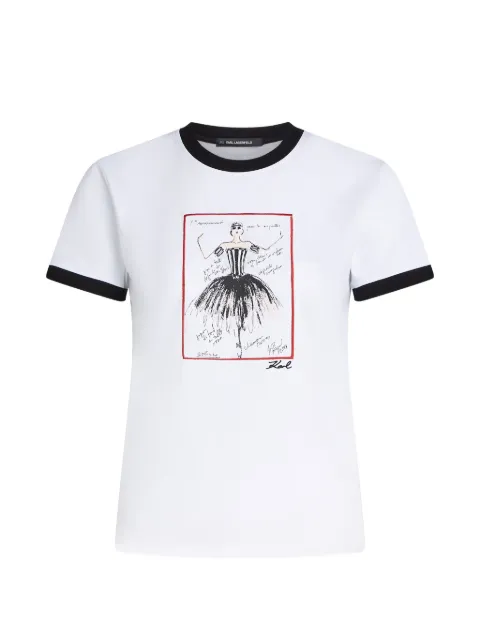 Karl Lagerfeld 르 발레 티셔츠