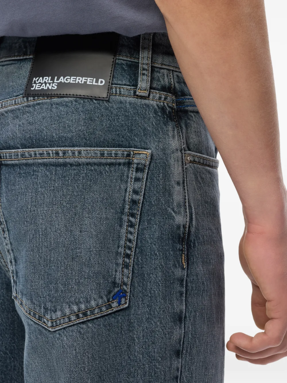 Karl Lagerfeld Jeans Ruimvallende jeans Blauw