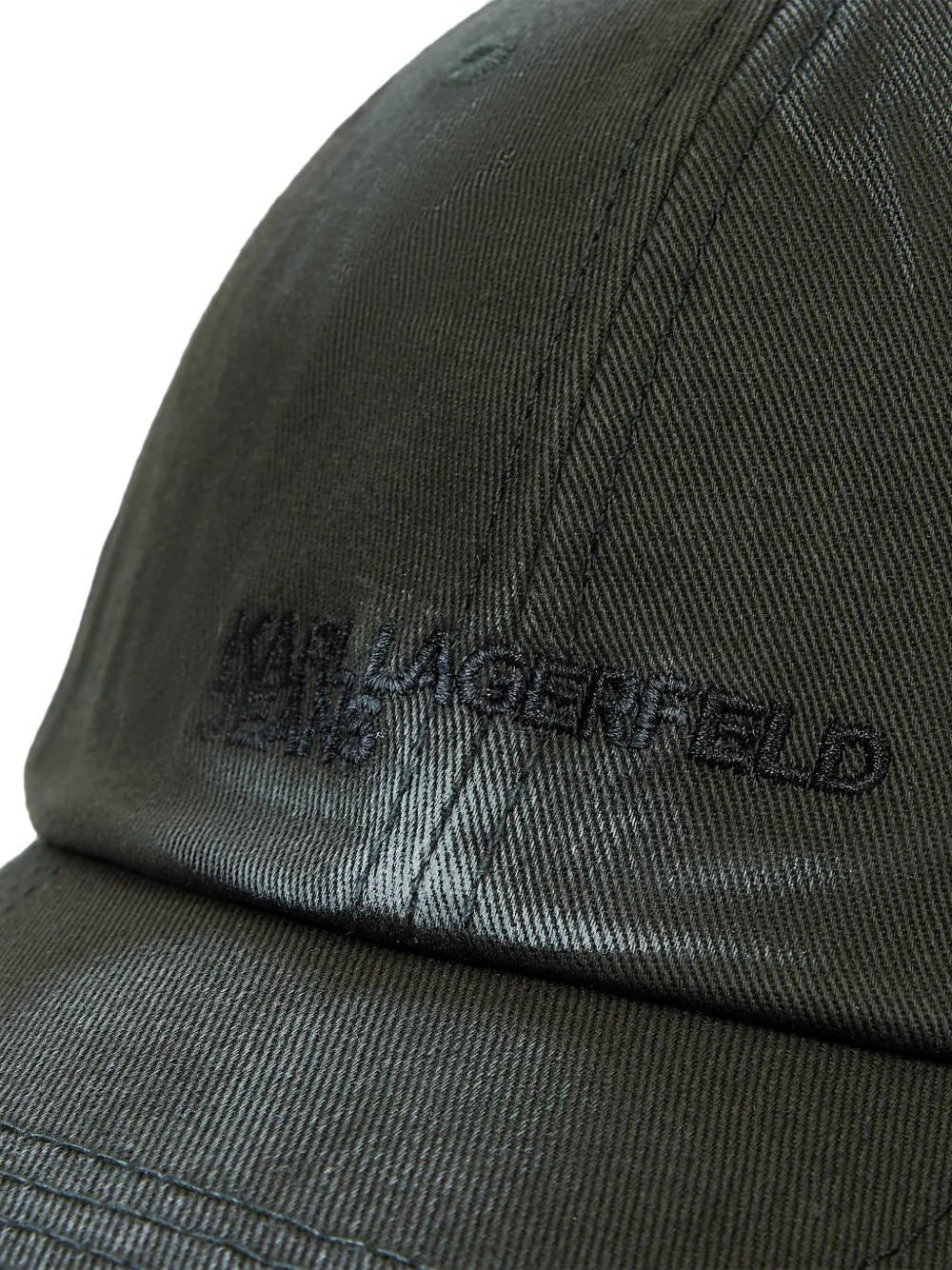 Karl Lagerfeld Jeans Pet met geborduurd logo Groen