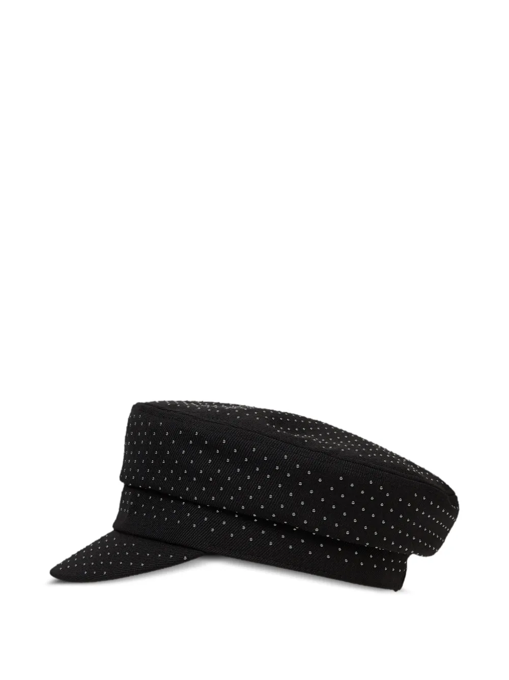 Karl Lagerfeld K Autograph bakerboy pet verfraaid met studs Zwart