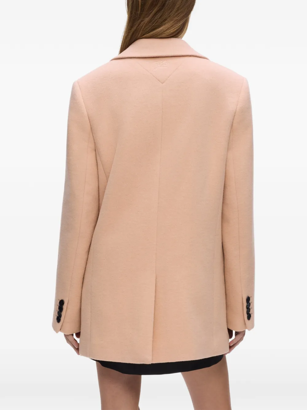 Karl Lagerfeld Mantel met enkele rij knopen Roze