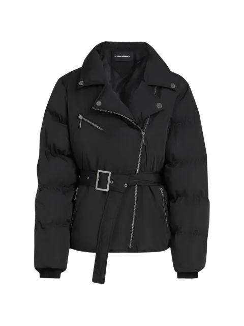 Karl Lagerfeld biker puffer jacket