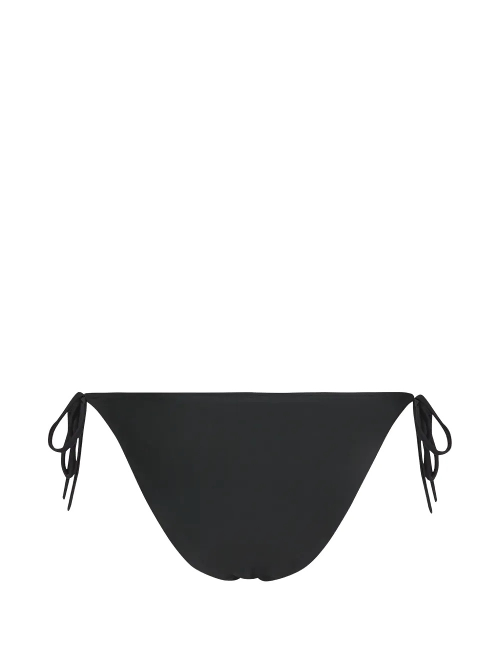 Karl Lagerfeld Bikinislip verfraaid met stras en gestrikte zijkanten Zwart