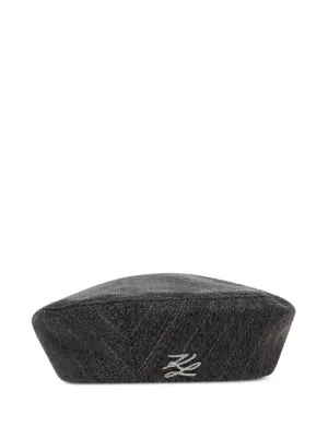 Emporio Armani ロゴ ベレー帽 | ブラック | FARFETCH JP