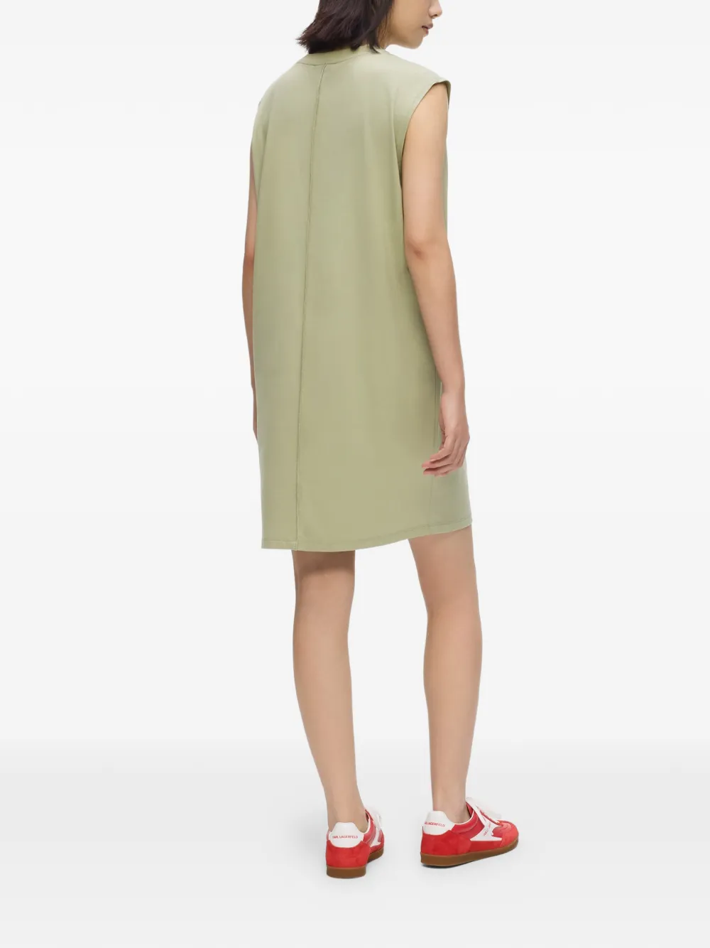 Karl Lagerfeld Jeans Mini-jurk met zoomdetail Groen