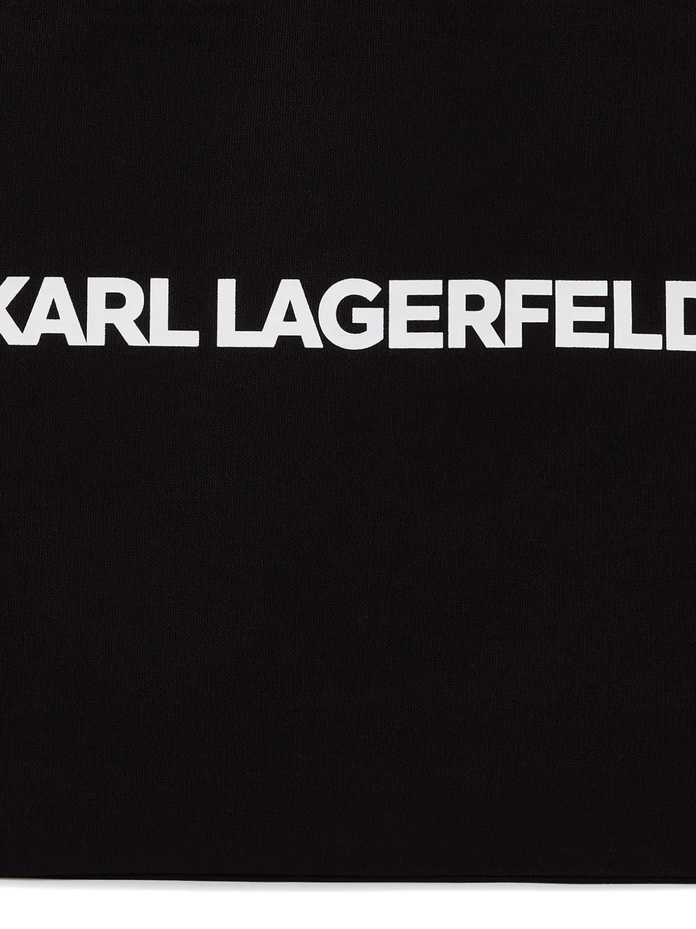 Karl Lagerfeld Shopper met logoprint Zwart