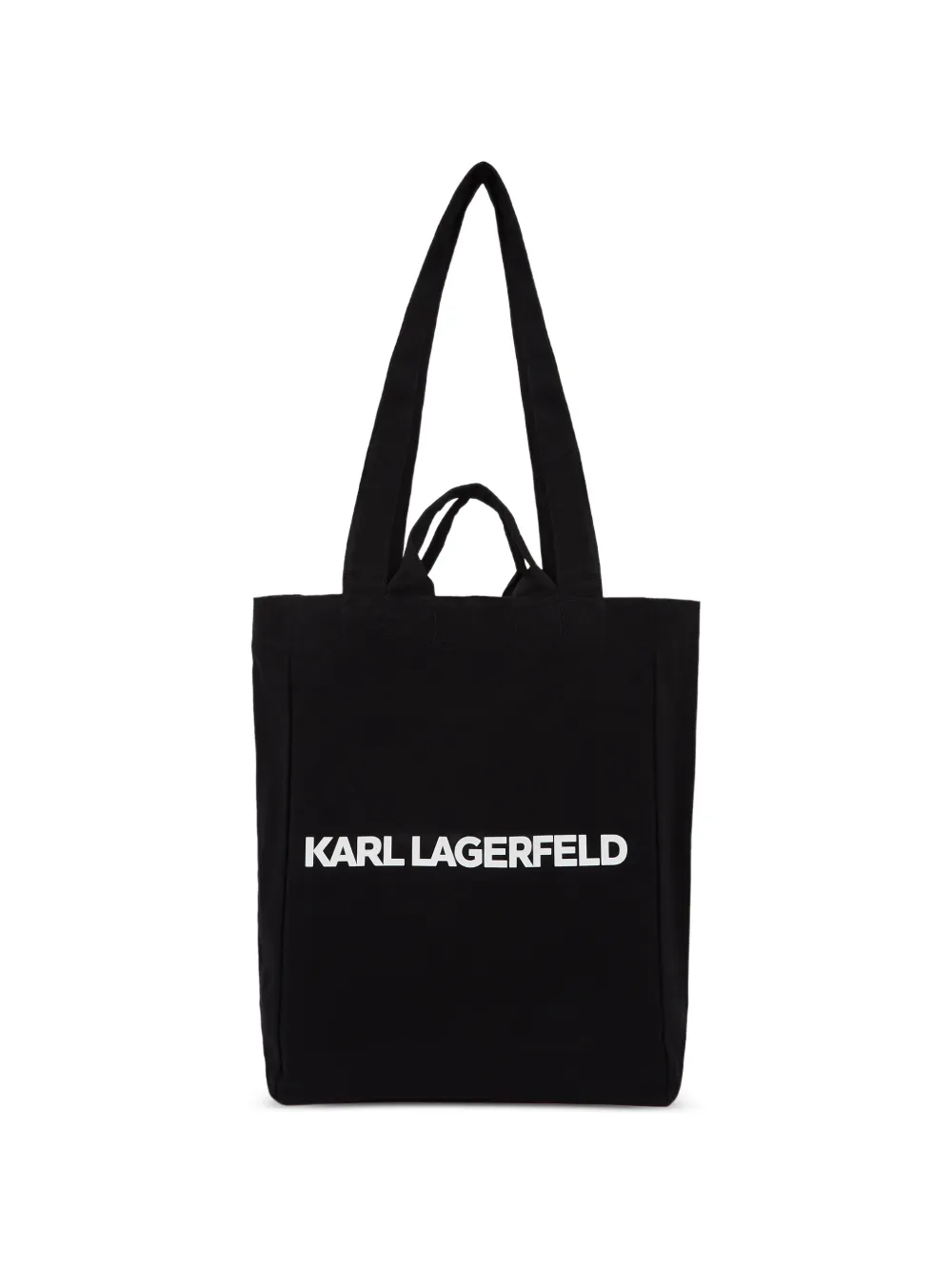 Karl Lagerfeld logo-print tote bag - Nero