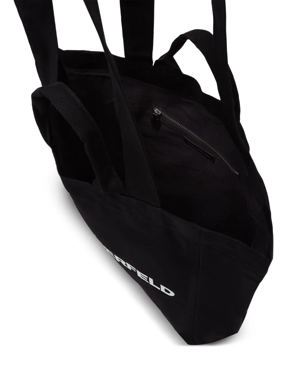 Karl Lagerfeld Shopper met logoprint Zwart