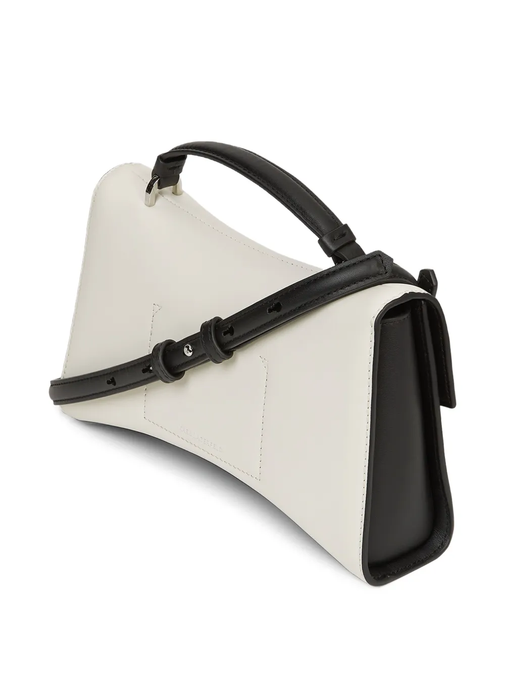 Karl Lagerfeld K Autograph leren crossbodytas Wit