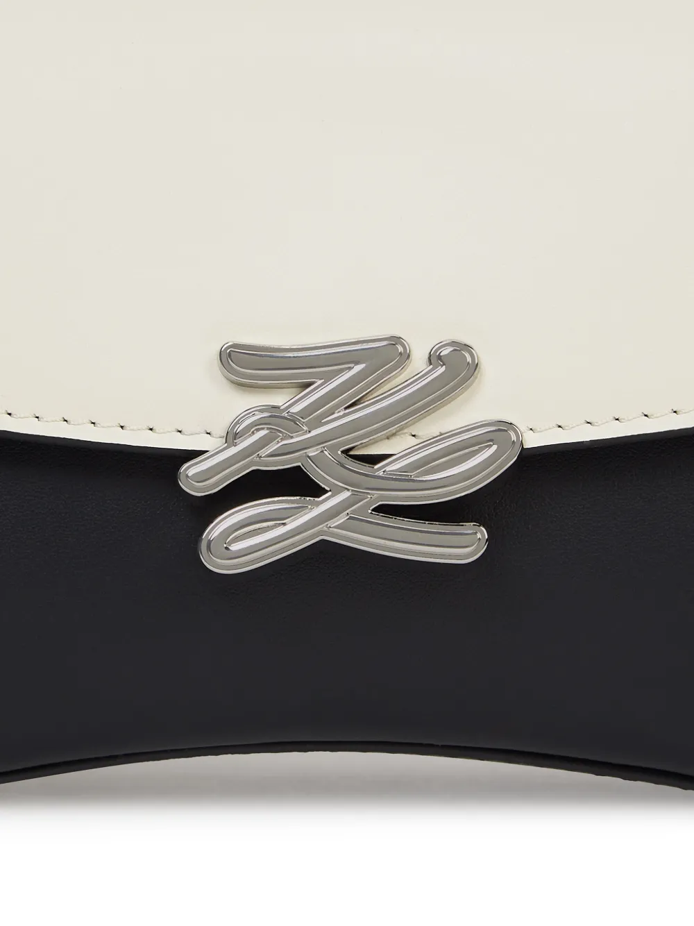Karl Lagerfeld K Autograph leren crossbodytas Wit