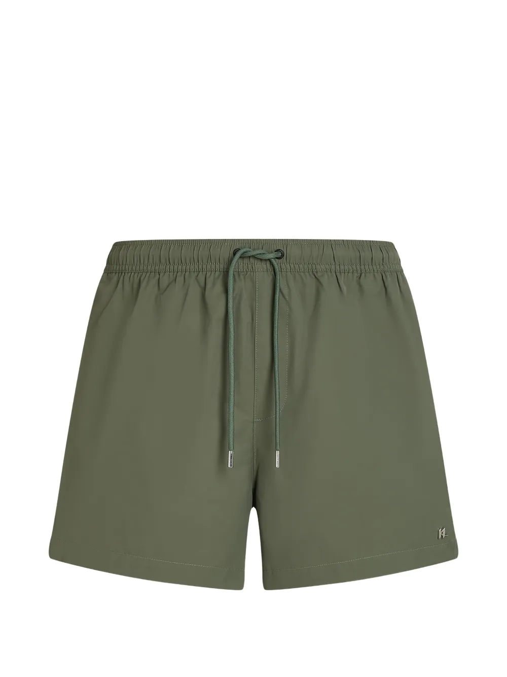 Karl Lagerfeld logo-detail swim shorts - Verde