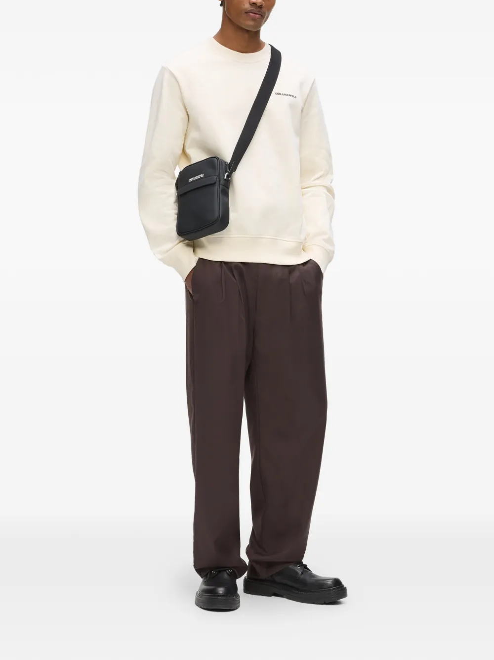 Karl Lagerfeld Rue St-Guillaume crossbodytas Zwart